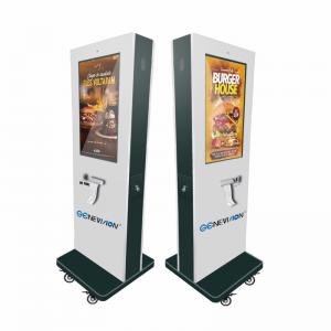 China 32 Inch Outdoor Floor Stand Self Order Kiosk With NFC QR Code Scanner on sale