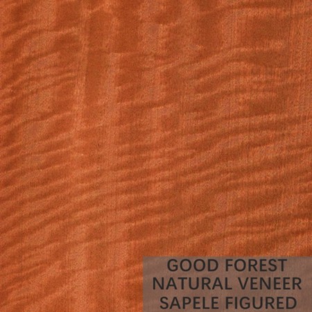 Natural Sapele Wood Veneer Figured Wood Grain Veneer For Decoration
