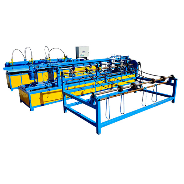 3.5KW automatic diamond wire mesh chain link fence making machine