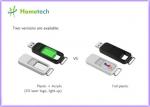 Non Cap Type Plastic USB Flash Drive Toshiba / Samsung Hip With Acrylic 3D Laser