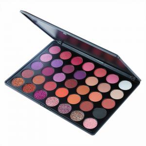 China Mineral Cosmetic Make Up Private Label 35 color Eyeshadow Palette Eye Shadow Makeup Palette on sale