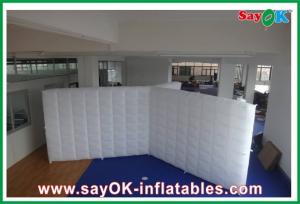 China Family Air Inflatable Partition Wall /  Blown Up Led Light Joint Wall For Wedding on sale