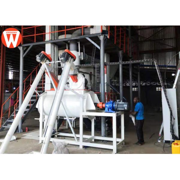 15mm Poultry Pellet Feed Plant 1.5T/H Broiler Feed Processing Plant
