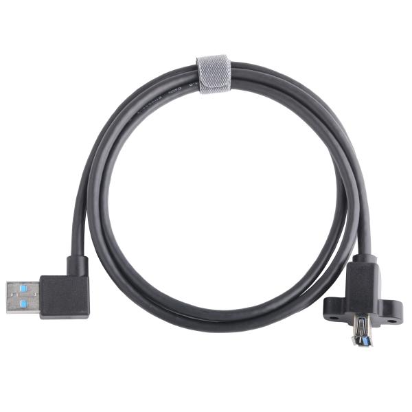 Black Oem / Odm Usb 3.0 Extension Cable Iso9001 Certification