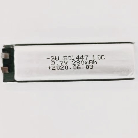 Lithium Battery Cells 501447 3.7v 280mAh Lithium Polymer Batteries Dynamo Light