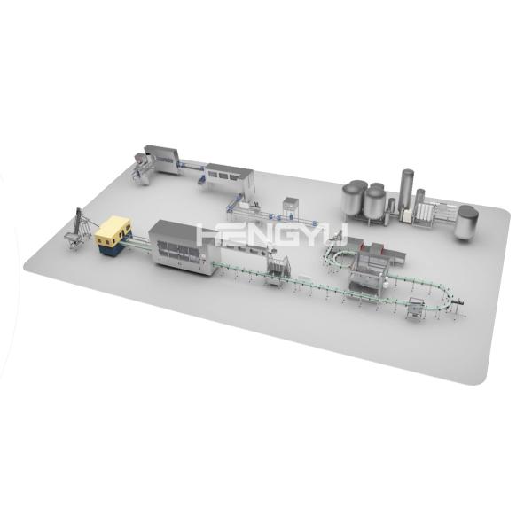 New Style High Productivity Hot Sales Washing Filling and Capping 3 in 1 Multi-functional Water Filling Machine