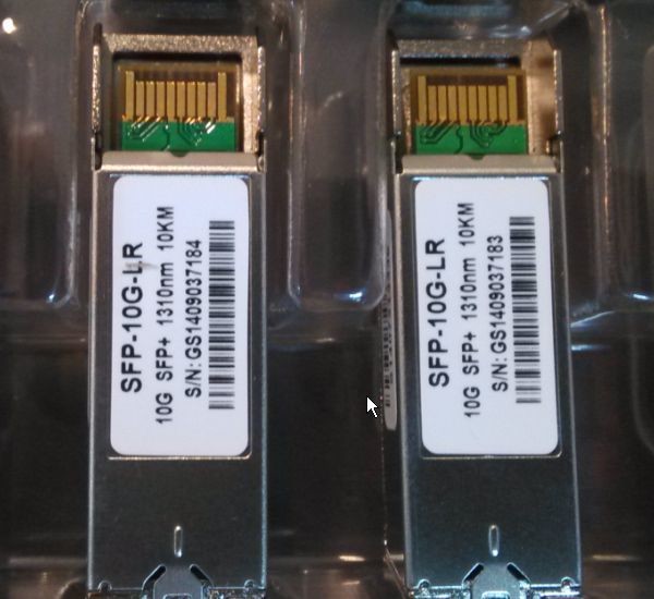 10Gbps 1310nm Wavelength Singlemode Dual LC 10km Distance SFP+ Transceiver Module