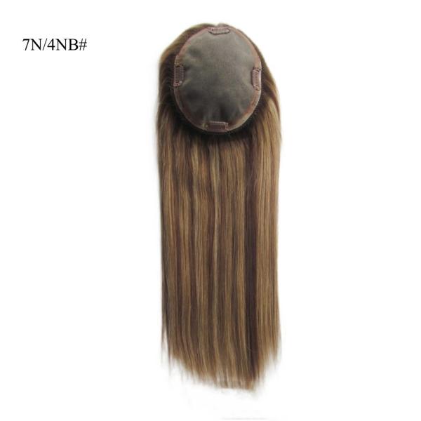 Remy Hair Human Hair Mono Topper for Thin Hair Women 0.300kg Package Gross Weight