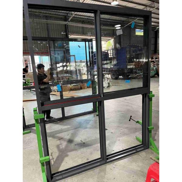 Premium Aluminum Sliding Windows EPDM Seal With Powder Coating / Anodizing / Wood Grain