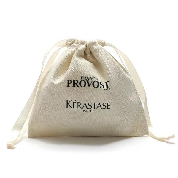 Cotton Fabric Drawstring Gift Bags Candy Use Foiling Stamping Surface