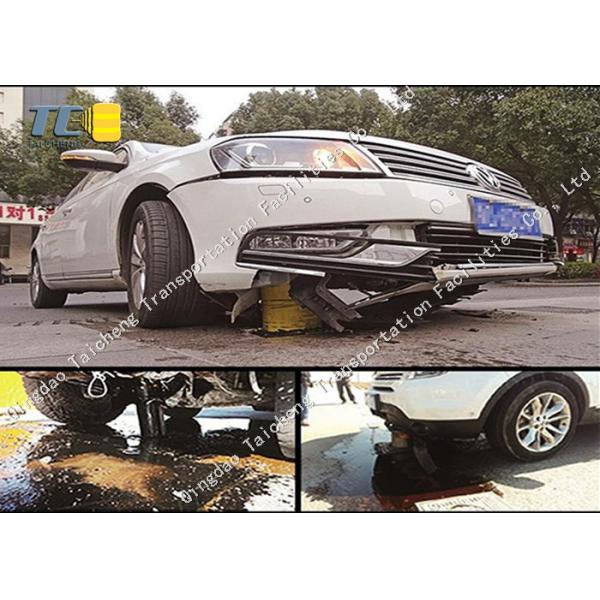 Electric Hydraulic Retractable Bollards Removable Parking Barriers Rustproof