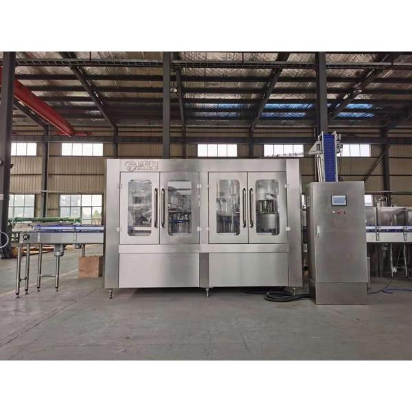 Rotary 3kw Plastic Bottle Filling Machine 7L Water Bottle Filling Package Machine