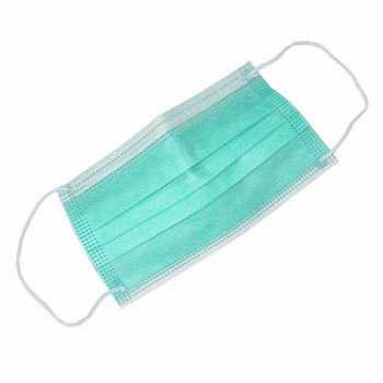 Antibacterial Disposable Earloop Face Mask Green Color OEM ODM Available