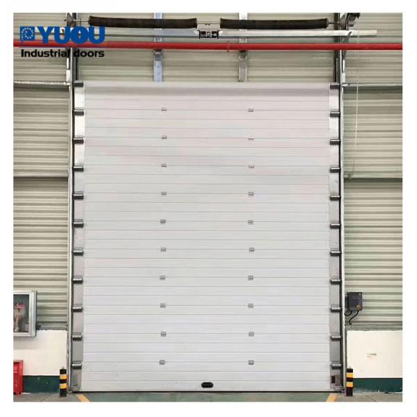 40mm Sandwich Panel Fire Rated Sectional Overhead Door Industrial