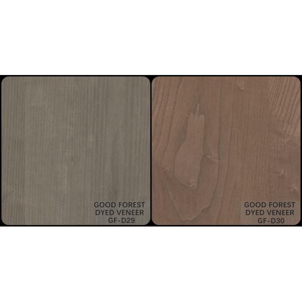 OEM Dyed ASH Grey Veneer Crown Cut / Straight / Irregular Texture Grain