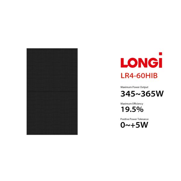 350w Panel Solar Longi 355w 360w 365w Folding Solar Panels Power Solar Panel