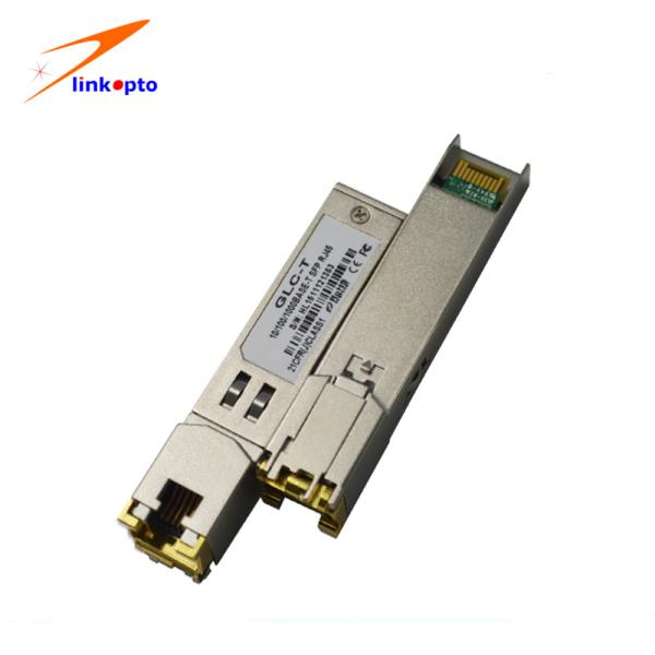 GLC - TE Copper Sfp Electrical Interface , RJ45 Connectors Sfp Transceiver Module