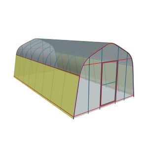 Smart Ventilation Diy Small Greenhouse 4x6m For Urban Gardening