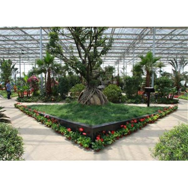 Large Dimension Ecological Greenhouse Steel Structure Main Frame Quick Delivery