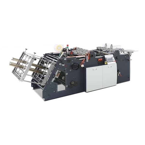 Automatic Stereoscopic Box Forming Machine, by hot-melt glue gun as option