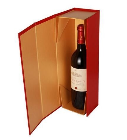1 Bottle Foldable Wine Box Customized According To Any Color