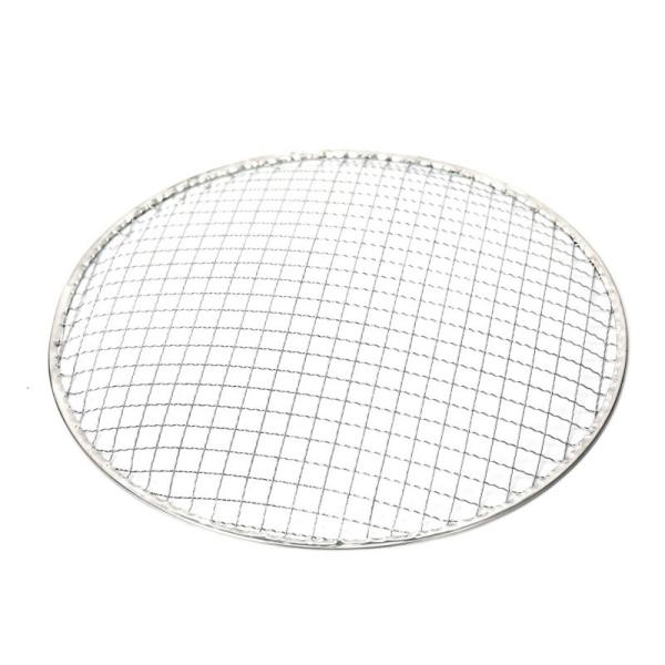Disposable Picnic Cooking BBQ Grill Grates Wire Mesh Round Crimped