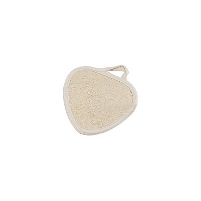 Quality Shower Luffa Pad Loofah Body Scrubber Heart Shape For Facial Cleaning for sale