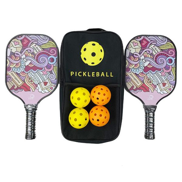 Usapa Pickle Ball Paddle Reinforcement Material Fiberglass Custom Pickleball Paddle