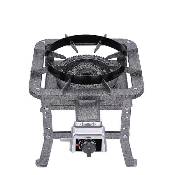 Restaurant Equipment 1 Cylinder Lpg Gas Stove Manual Control Mode