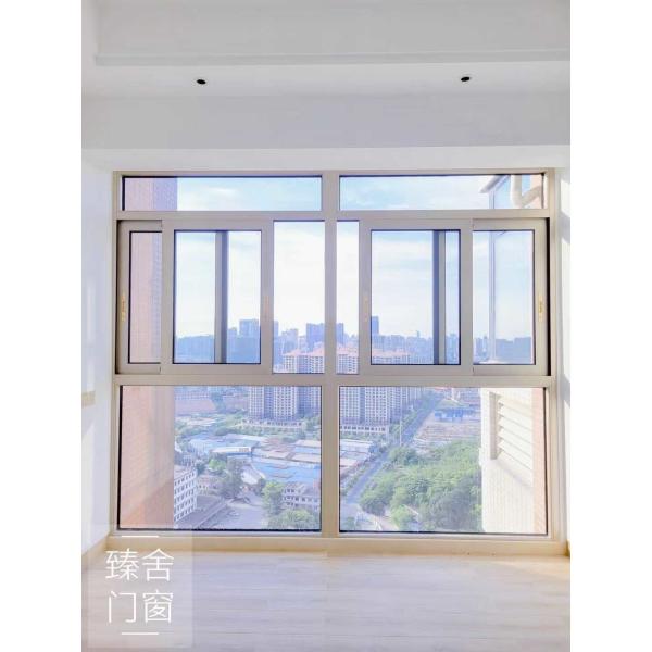 Horizontal Aluminium Sliding Window Powder Coating With Thermal / Non Thermal Break