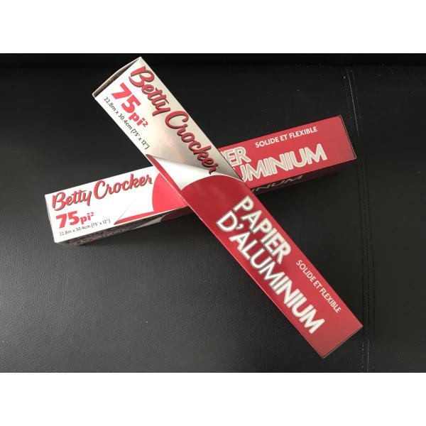 Household Non Stick Aluminum Foil , Embossed Aluminum Coil For Cooking / Wrapping