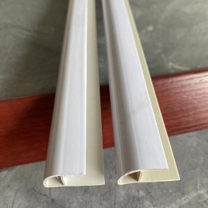  Waterproof Square Plastic Skirting Board Wear Layer 0.3mm 0.5mm Manufactures