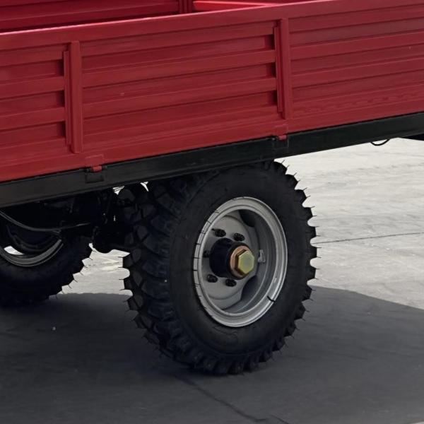 3t Farm Trailer Agricultural Machinery Red Colour Air Brake 7C-3 30-50HP
