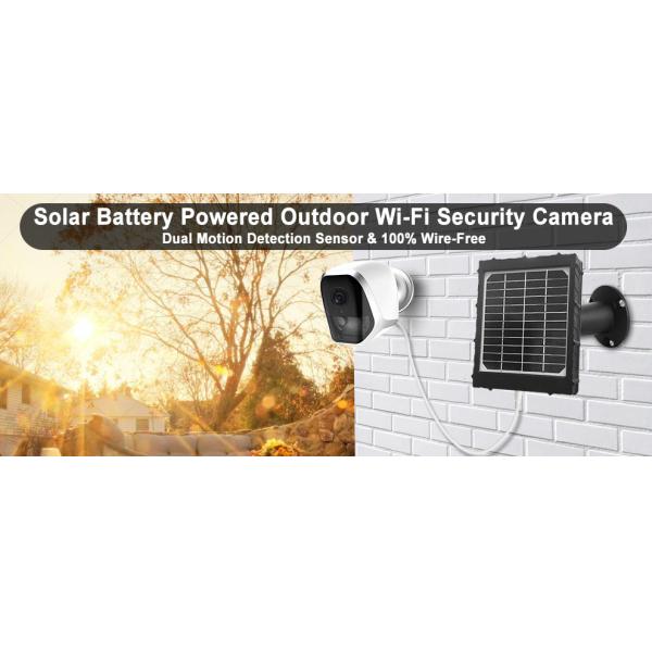 Waterproof CCTV Solar Powered Night Vision Solar WiFi Camera
