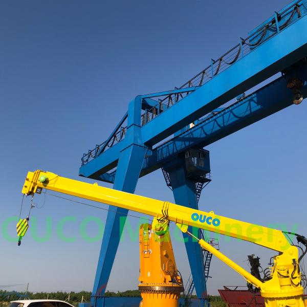 0.2t 20m Marine Steel Hydraulic Telescopic Boom Crane