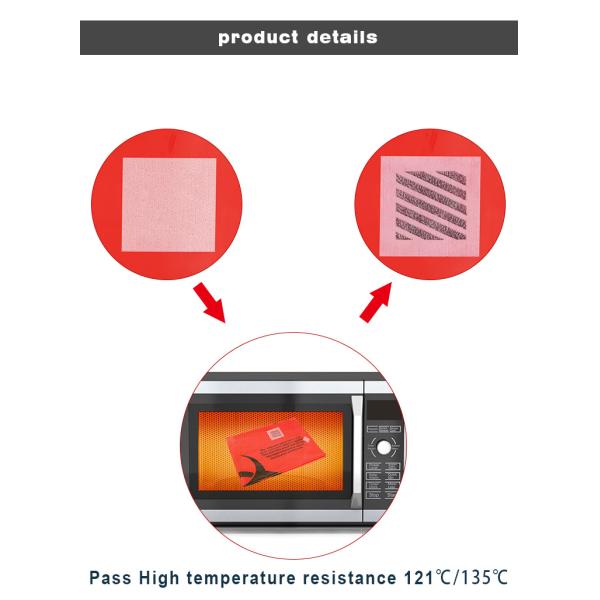 Custom Autoclave ISO9001 Red Medical Waste Bags 65MIC LDPE HDPE