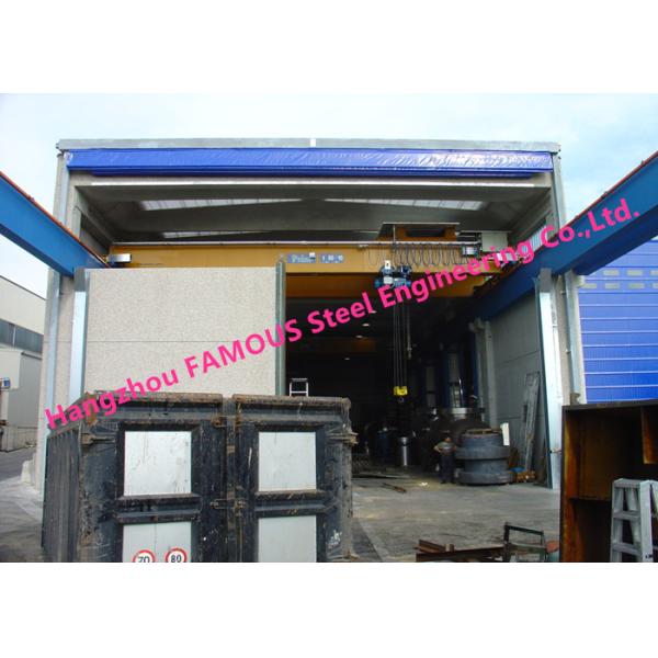 Rapid Fold Up Pack Doors For Factory Crane Doors Large Opening PVC Stacking Doors