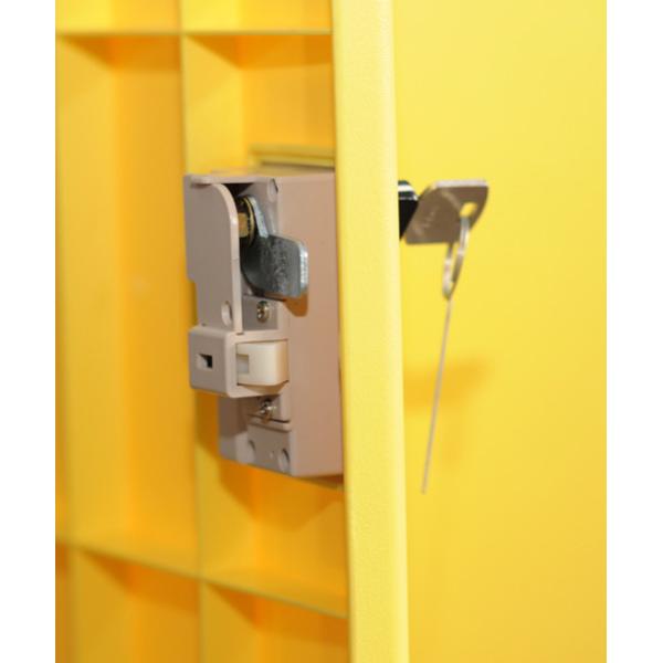 Plastic Gym Lockers Wtih Master Combination Padlock , 4 Tier Employee Storage Lockers