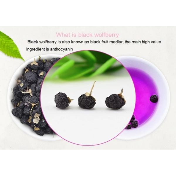 100% Natural Wild Black Chinese Wolfberry Dried black goji berry, AAAAA Top Grade Qinghai Black Goji / Black Wolfberries