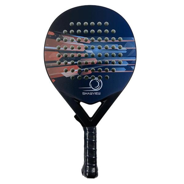 Beach Tennis Padel Racket Diamond 18K Carbon Texture Palas De Padel