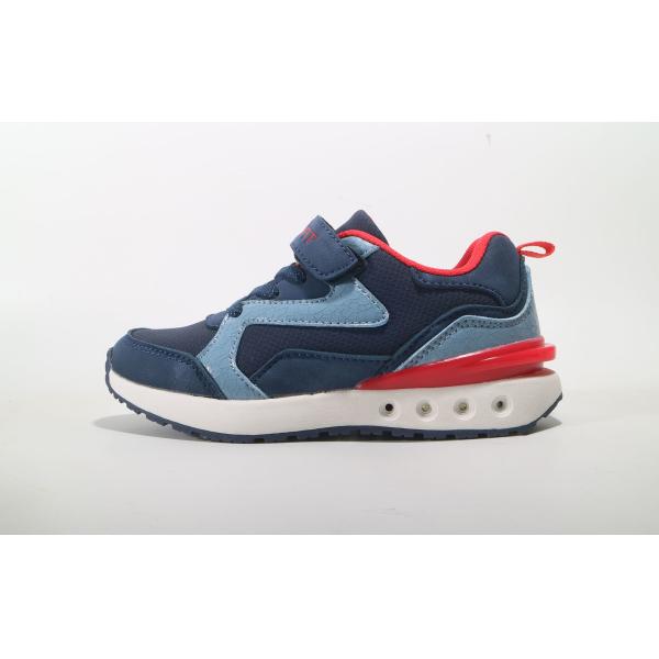 Casual Kids Basketball Shoes Leather Upper Youth Running Shoes