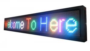  P10 outdoor rgb led moving sign 32x16Pixel led message sign p10 led display module rgb door sign led screen billboard Manufactures