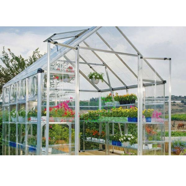 White Clear One Stop Gardens Greenhouse , 10mm Polycarbonate Sheet Greenhouse