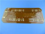 Double Sided Flexible Printed Circuit (FPC) Built on 2oz Polyimide With Gold