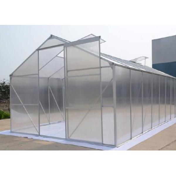 6mm Hollow One Stop Gardens Greenhouse , Transparent PC Sheet Greenhouse