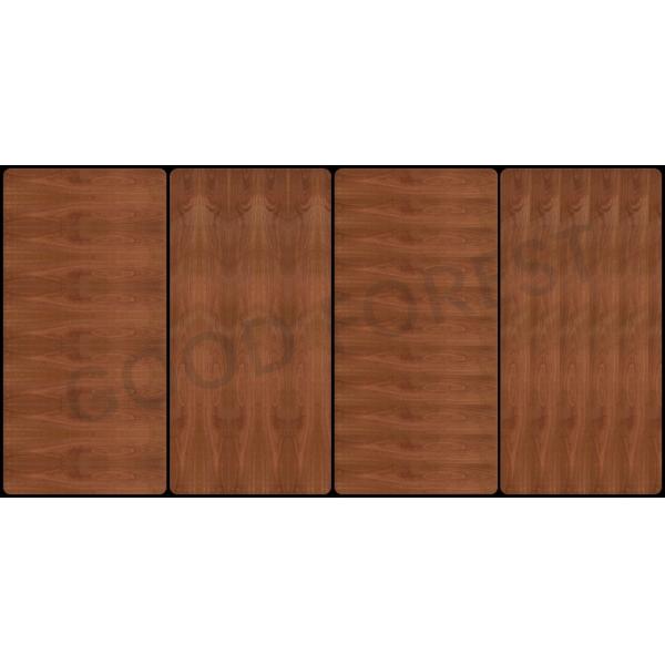 Natural Sapele Wood Veneer Figured Wood Grain Veneer For Decoration