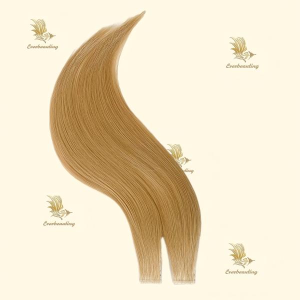 Customization Pre-Bonded Style Blonde Russian Hair Remy Tape in Extensions Human Hair