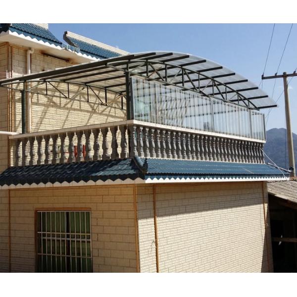 1.5mm Polycarbonate Corrugated Sheet High Strength Cost Effective Clear Plastic For Roofing Sheet