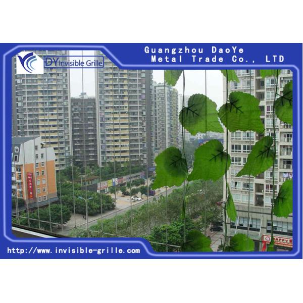 Sliding Invisible Stainless Steel Grille Easy Fire Escape For Emergency