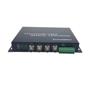  HD Video Converter HDCVI Fiber optic transmitter and receiver Wall mounted Manufactures